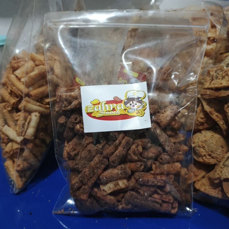 

1kg PANGSIT ROLL COKLAT KERING RENYAH CEMILAN SNACK ZAHRA