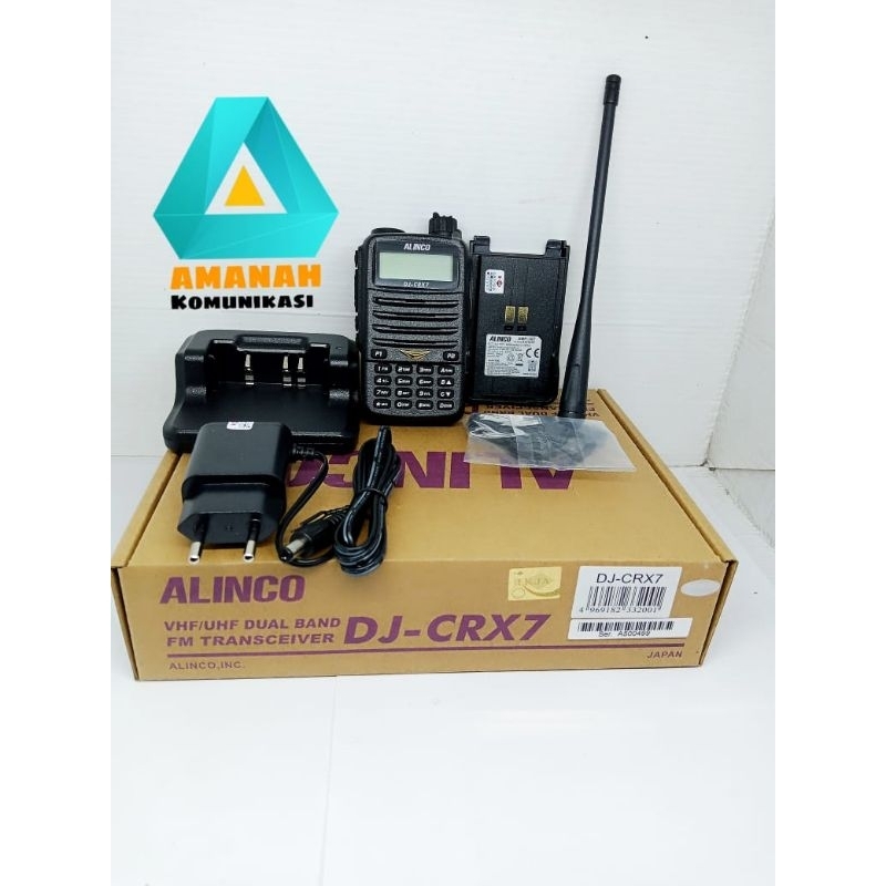 Ht Alinco dj crx 7 Dual band original jepang