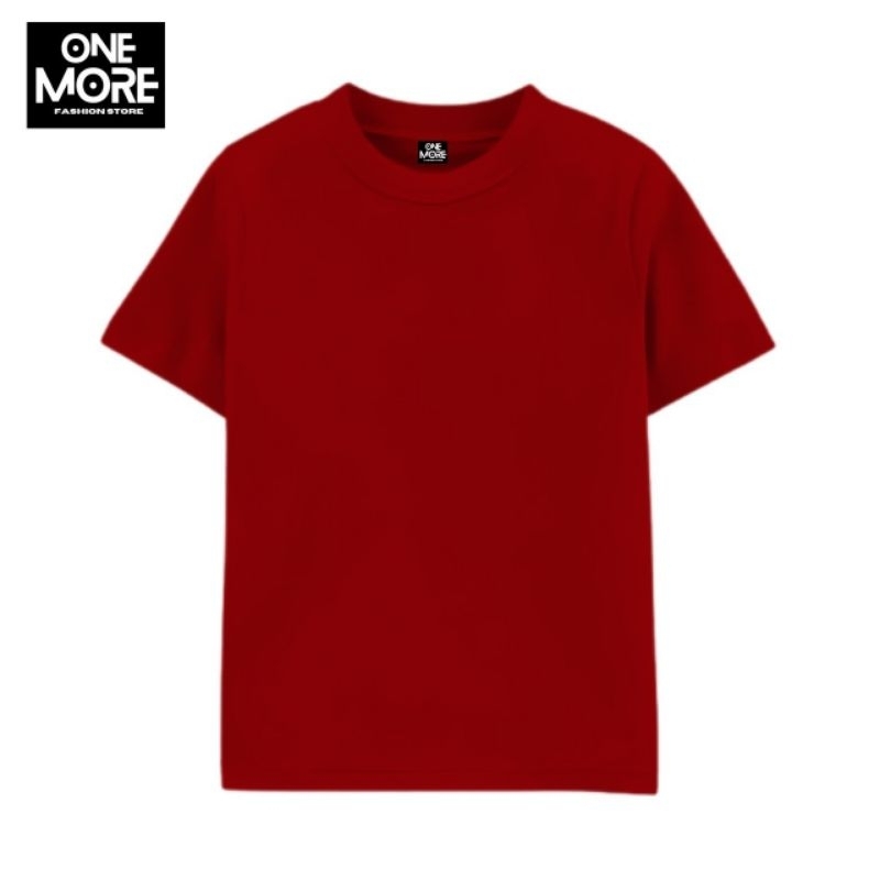 KAOS POLOS ANAK WARNA MERAH MARUN/KAOS POLOS MARUN/BAJU ANAK