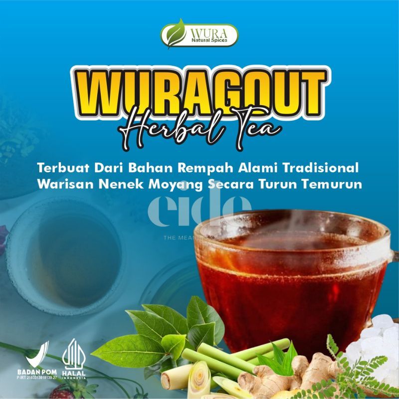 

WURAGOUT Herbal Seduh Solusi Asam Urat, Nyeri Sendi, Rematik Dan Imun Tubuh