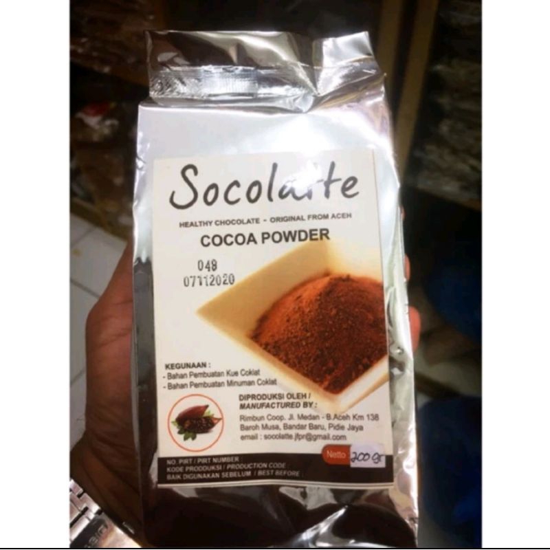 

Cocoa Powder Socolatte [Tepung Coklat] Murni 200 gr