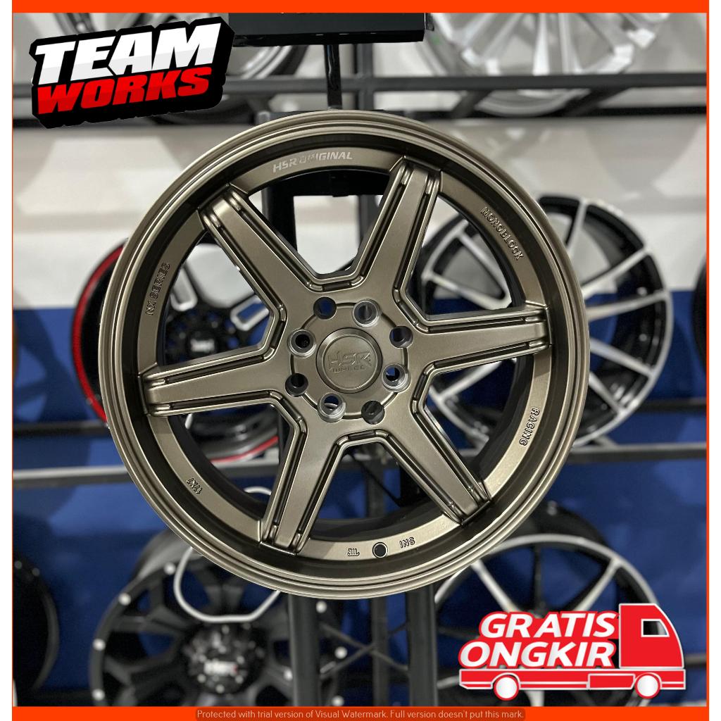 VELG MOBIL JAZZ BRIO MOBILIO YARIS LANCER GALANT R16 HSR MINAS PALANG 6 JDM STYLE PELAK RING 16