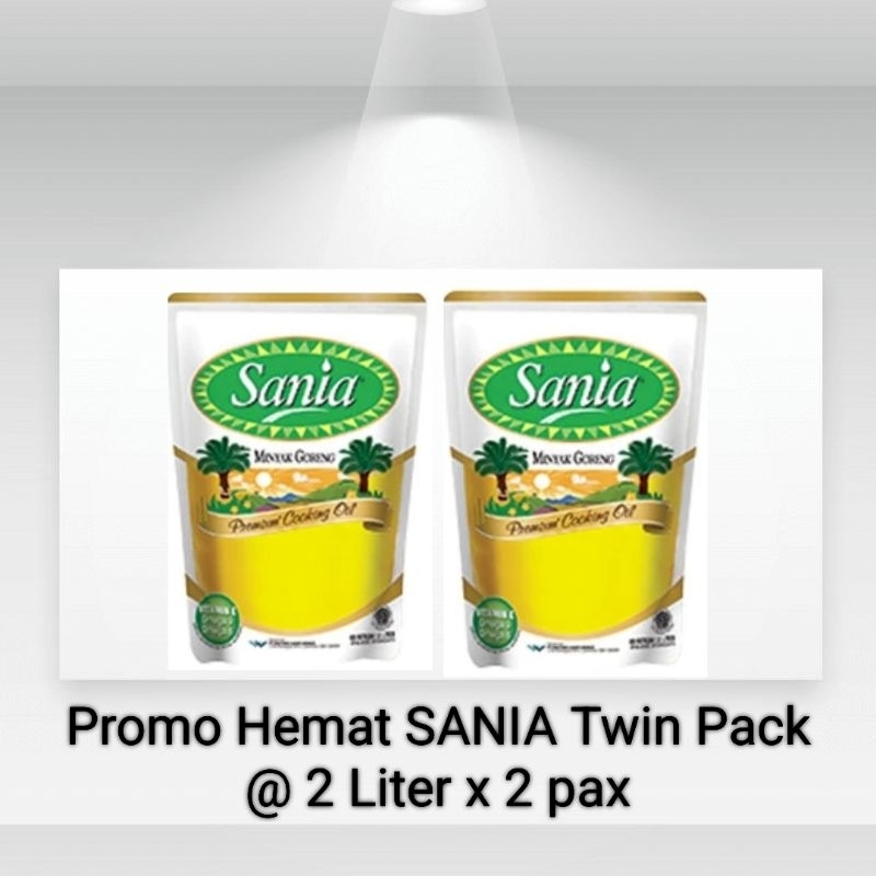 

SANIA Minyak Goreng 2 Liter Twin Pack