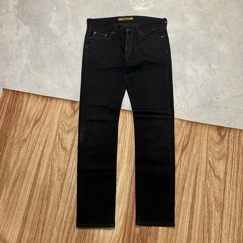 Uniqlo T-000 Skinny Fit Black Jeans Japan