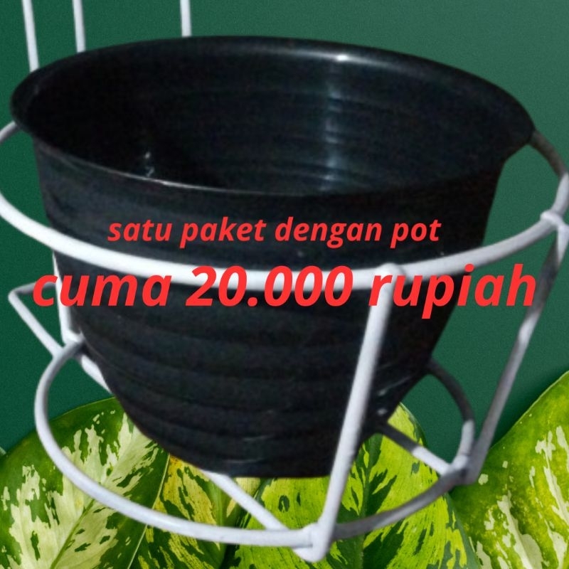 pot bunga promo/pot tanaman/pot gantung/planter tanaman/rak tanaman/rak balkon/pot balkon