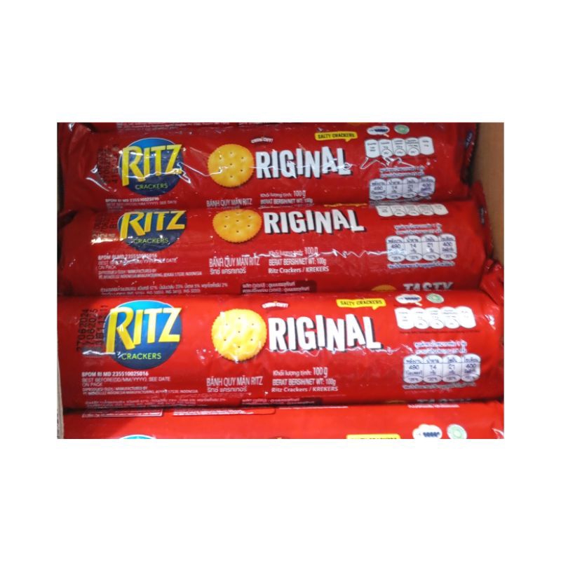 

RITZ BISCUIT CRACKERS 100GR / MONDE BUTTER COOKIES ISI 5 PCS