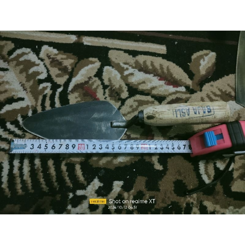 Sendok/Cetok Semen Asli Baja Panjang 18