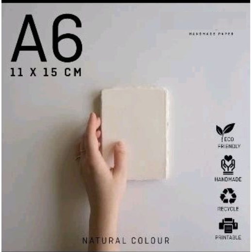 

Kertas Daur Ulang // Handmade // Ramah Lingkungan // eco friendly //ukuran A6