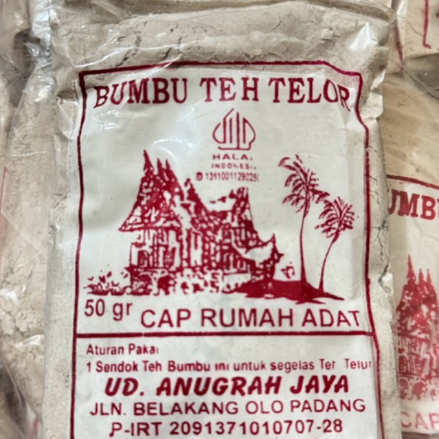 

Bumbu Teh Telor Cap Rumah Adat 50gram