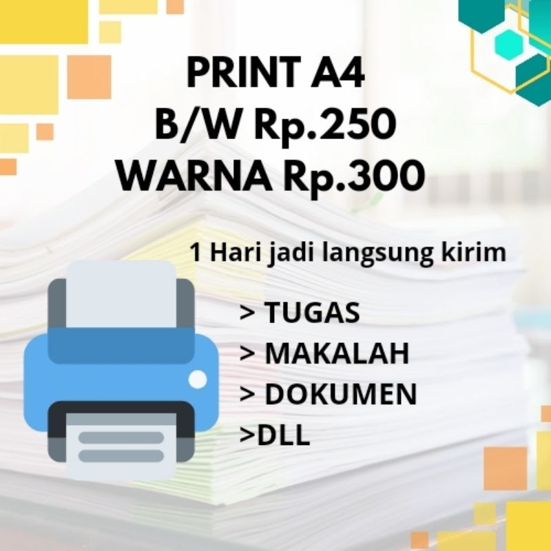 

Jasa Print A4 1 Hari Langsung Kirim