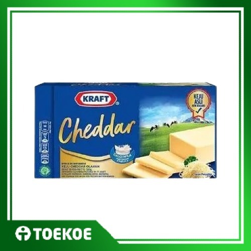 

TOEKOE Keju Kraft Cheddar Cheese 165g