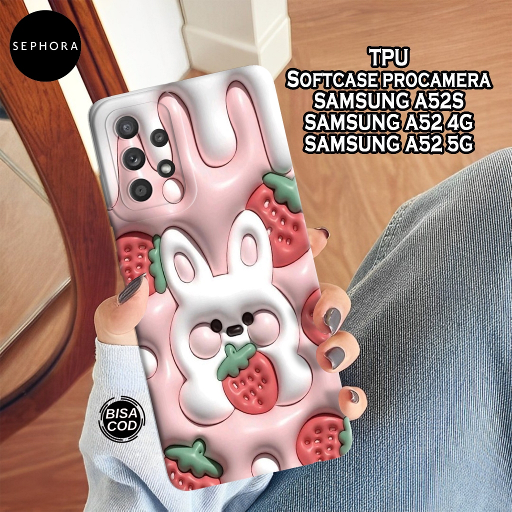 Case Samsung A52s/A52 4G/A52 5G - Fashion Case Ice Cream - Softcase Samsung A52s/A52/A52 5G  - Case 
