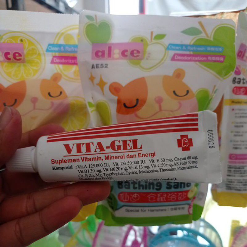 Vitagel Vitamin Hamster Kucing 50gr