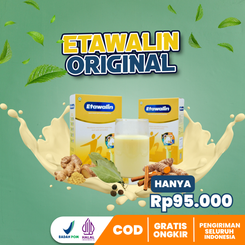 

Etawalin Original Atasi Nyeri Sendi dan Tulang Asam Urat Rematik Kolestrol Kebas dan Kesemutan dengan Susu Kambing Etawa Asli dan Bahan Herbal Alami