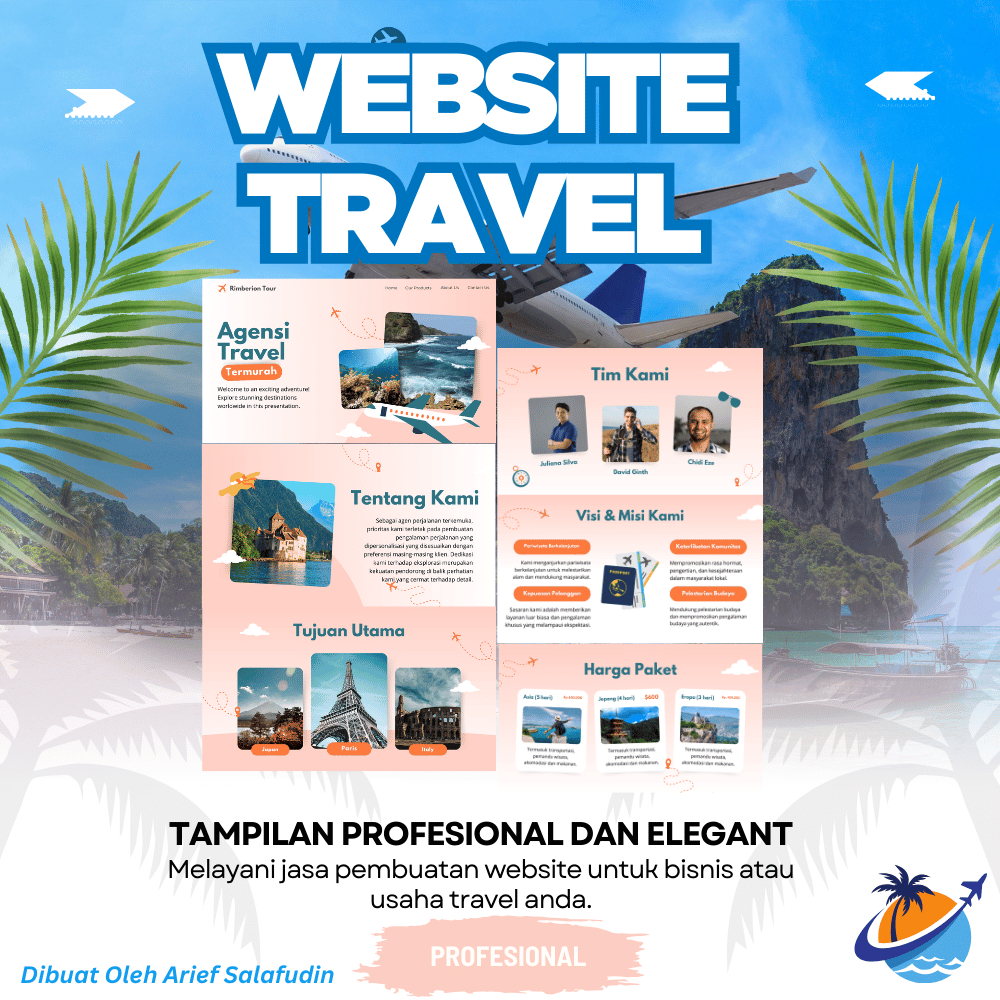 Jasa Pembuatan Website Travel