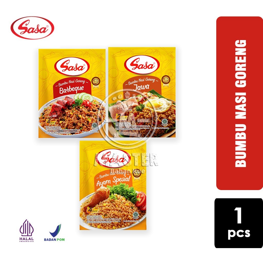 

Sasa Bumbu Nasi Goreng Instan Siap Pakai SASA All Varian [1 pcs]