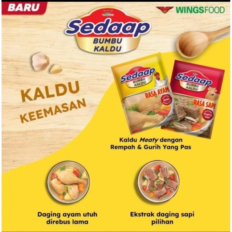 

[TERMURAH]SEDAAP BUMBU KALDU 100g