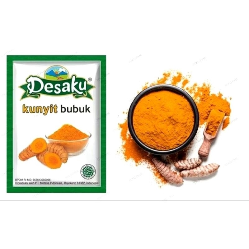 

[TERMURAH]DESAKU KUNYIT BUBUK 6 SACHET 7,5g