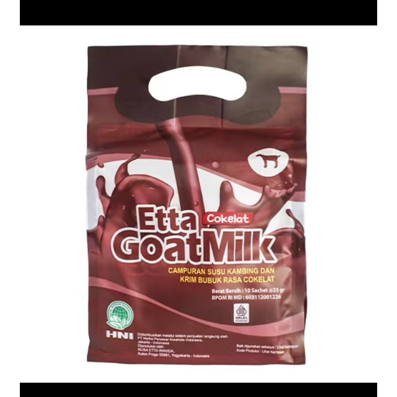 

Susu Kambing rasa Coklat Terbaru!!! Etta Goat Milk HNI untuk kesehatan jantung