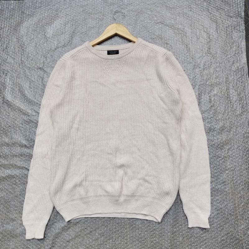 knitwear Zara man sweater Zara Man rajut crewneck Zara man