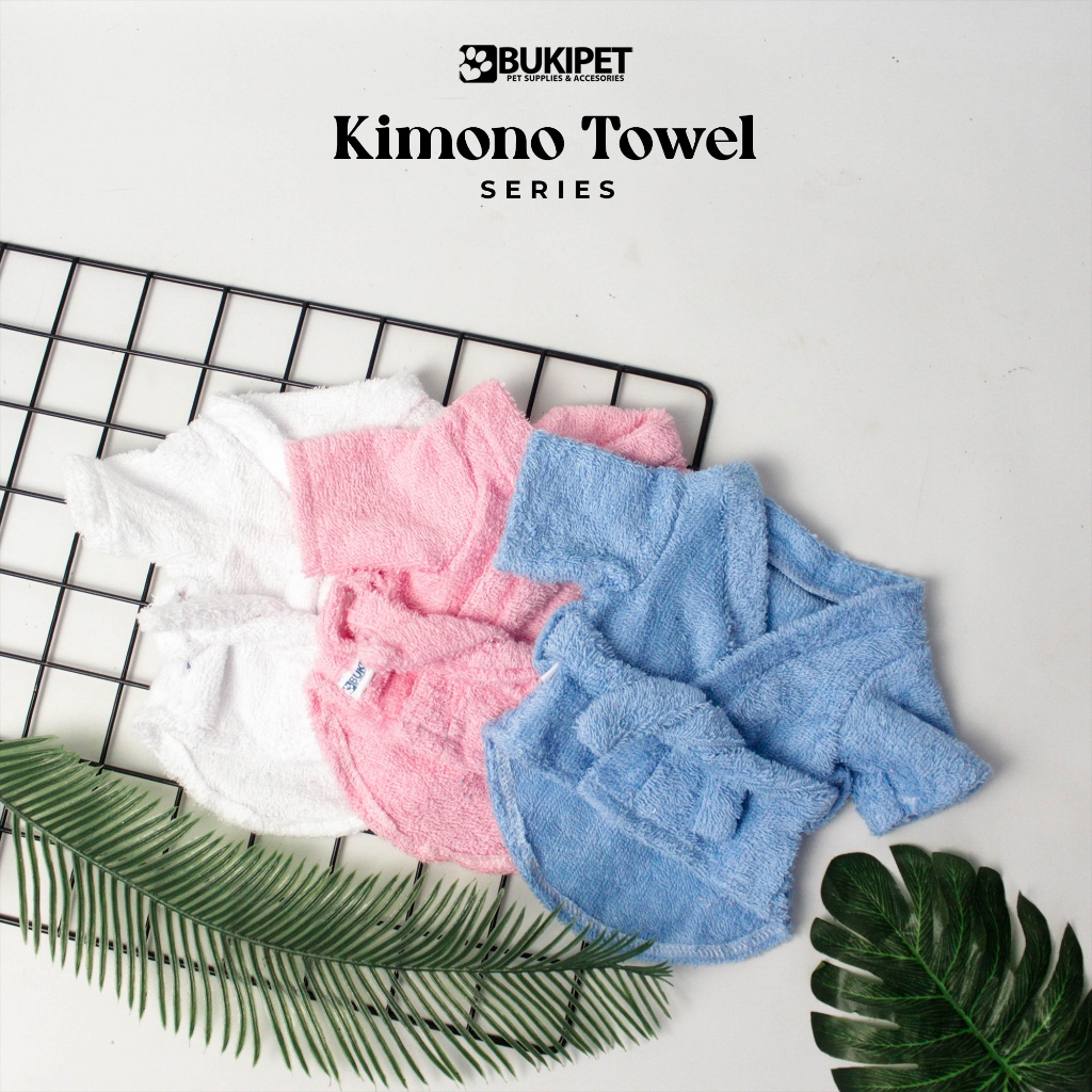 Baju Kimono Kucing dan Kimono Anjing Lucu Handuk - Bukipet Kimono Towel