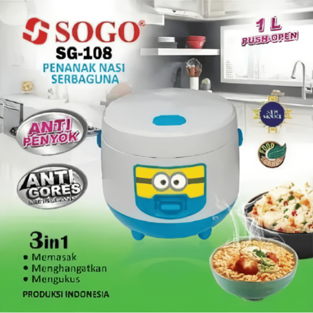 Rice Cooker Mini Sogo SG-108 300 Watt