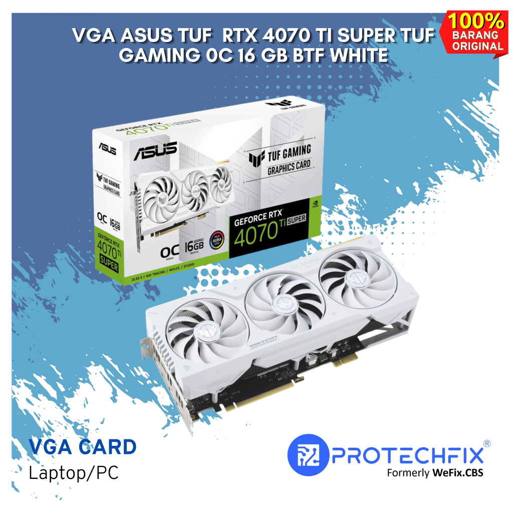 VGA ASUS TuF  RTX 4070 Ti Super Tuf Gaming 0C 16 GB BTF WHITE