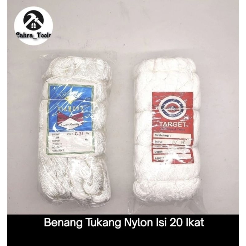 BENANG TUKANG NYLON [D18,D21] BENANG RAJUT NYLON BENANG NYLON