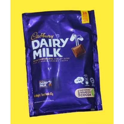 

Cadbury Dairy Milk chocolate isi 18 pcs