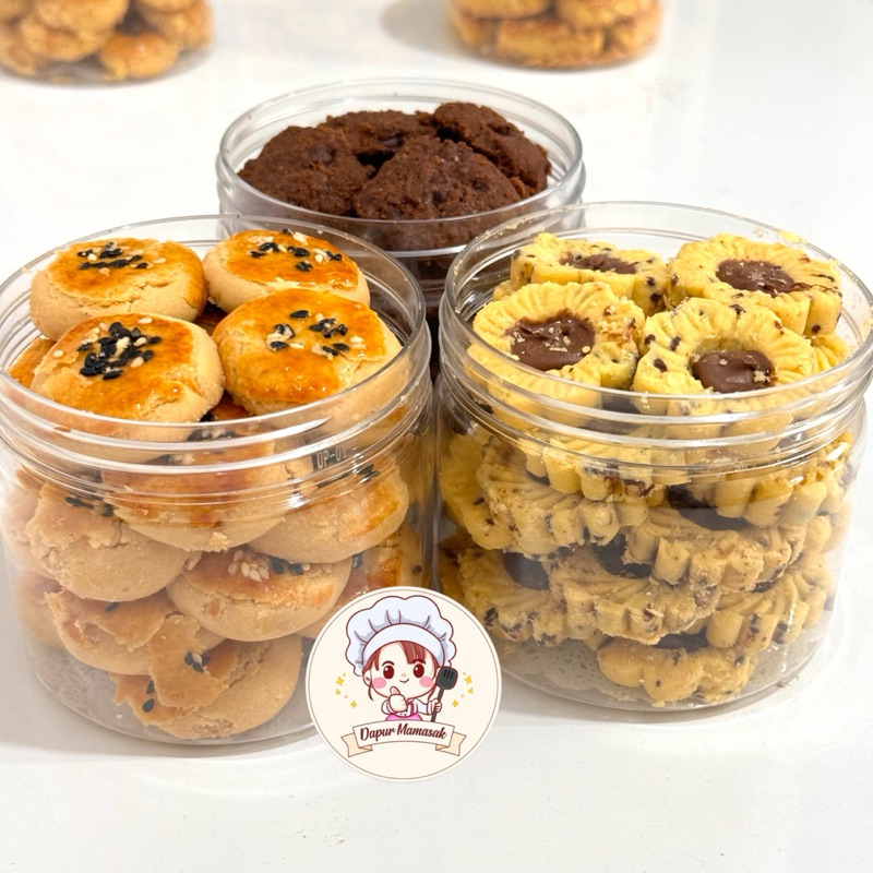 

RB DM - Paketan 3 Toples Kue Kering 400ml / Kue Paket Murah / Kue Paket Hari Raya Idul Fitri