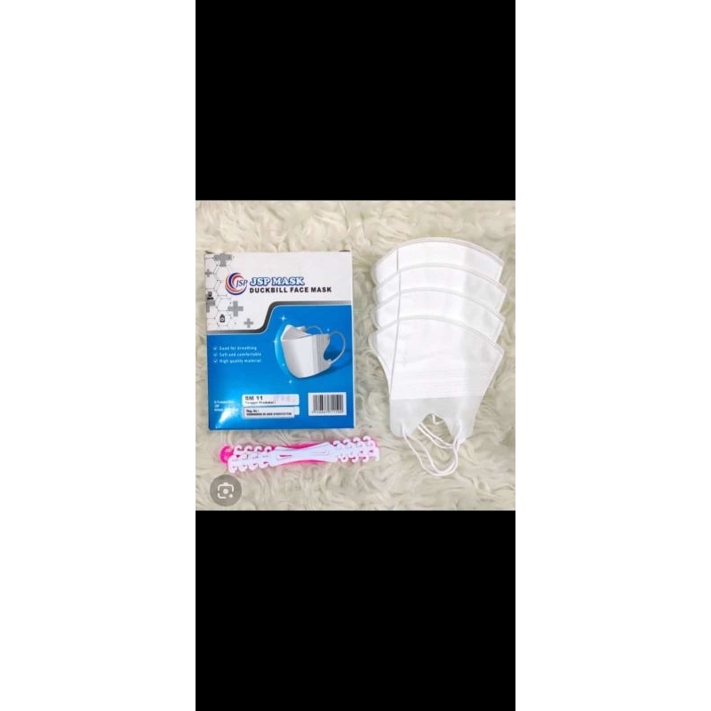 MASKER DUCKBIL JSP WARNA PUTIH ISI 50PCS/BOX