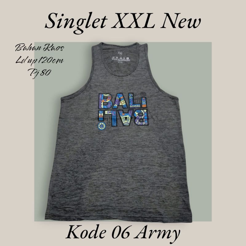 Kaos Singlet New pria dewasa Khas Bali Bintang Ganesh dan Motif Oleh Oleh Khas Bali