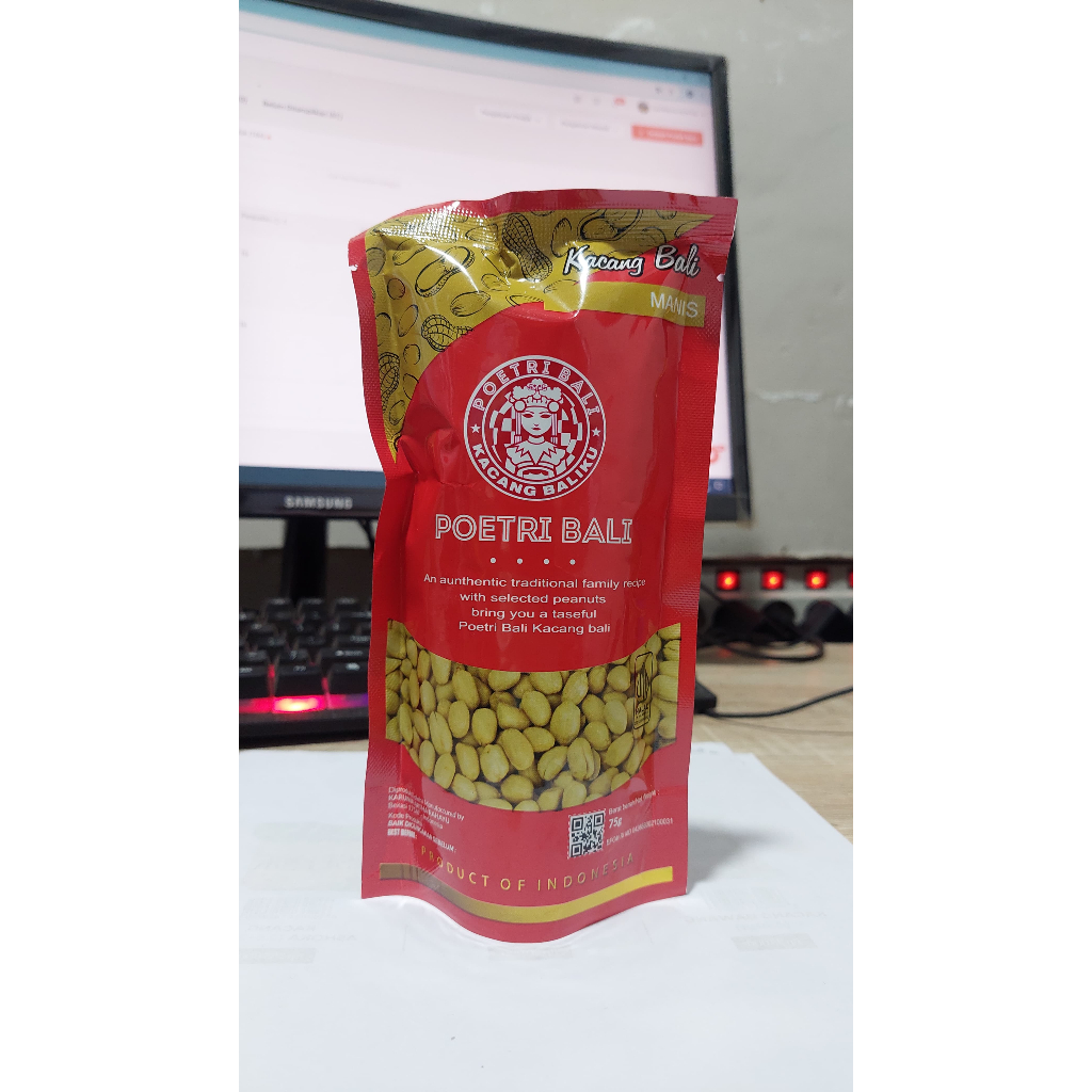 

[HALAL] Poetri Bali Kacang Bali Asli 75gr / Putri Kapri Original Spicy Bawang Manis Asin