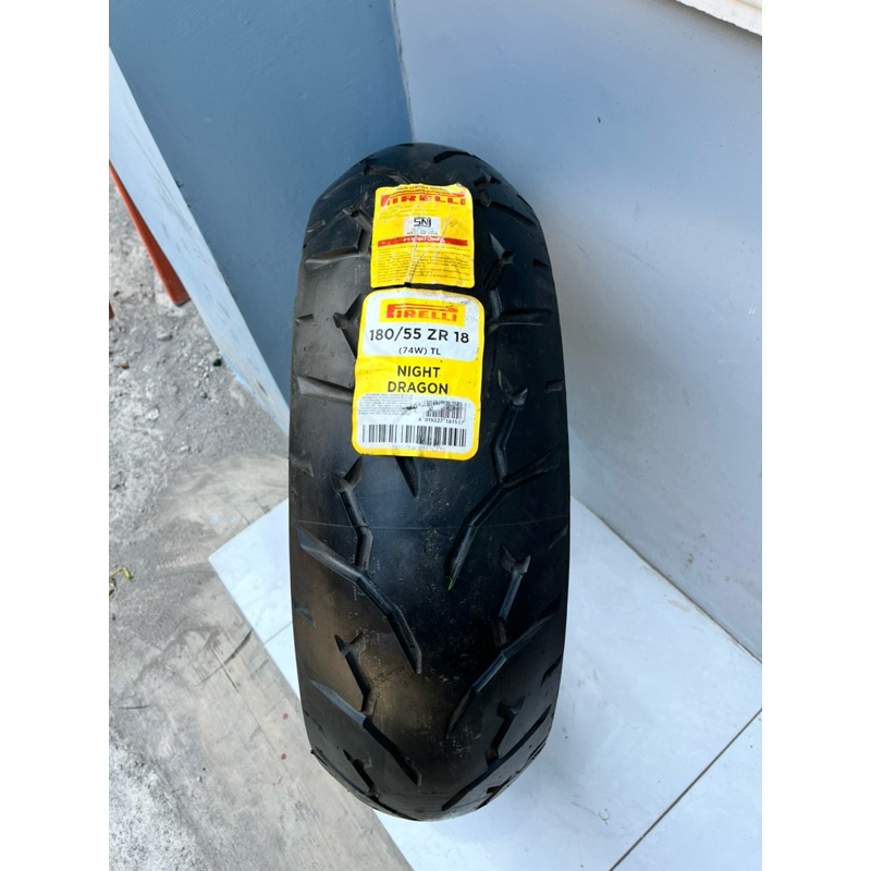 PIRELLI  NIGHT DRAGON 180 55 18 BAN MOTOR TUBLES TUBELES RING 18