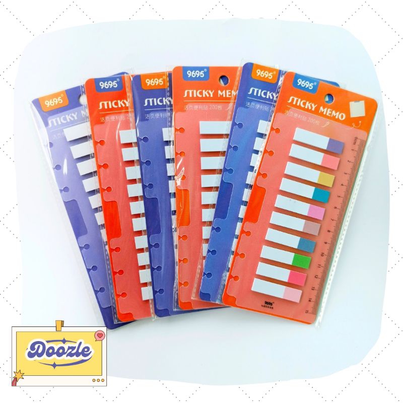 

Doozle | Sticky note 969 Aesthetic free penggaris kertas tempel dan pembatas buku