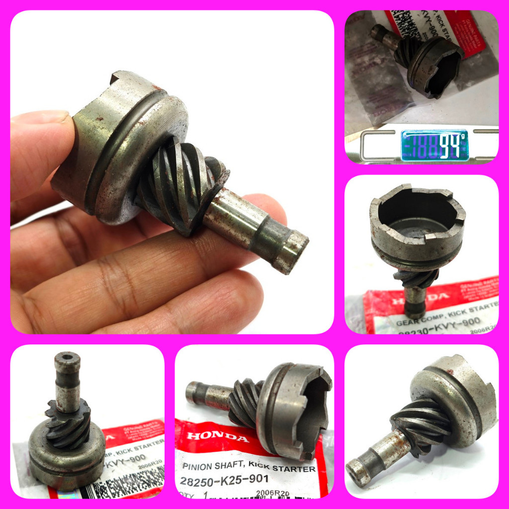 PALING MURAH DI INDONESIA GIGI PINION HONDA kick stater k25 kzl kvy honda gear gigi pinion beat fi o