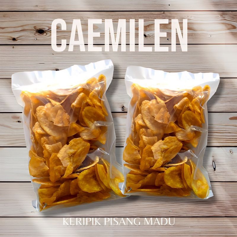 

[CAEMILEN] Keripik Pisang Madu (camilan/snack kiloan)