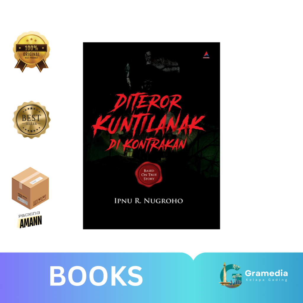 Gramedia MKG - Novel  Diteror Kuntilanak di Kontrakan - Ipnu R. Nugroho