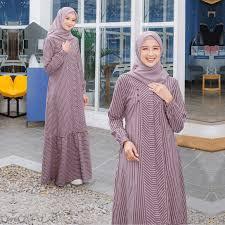 GAMIS DEWASA ETHICA RAINAMI 18 EGGPLANT