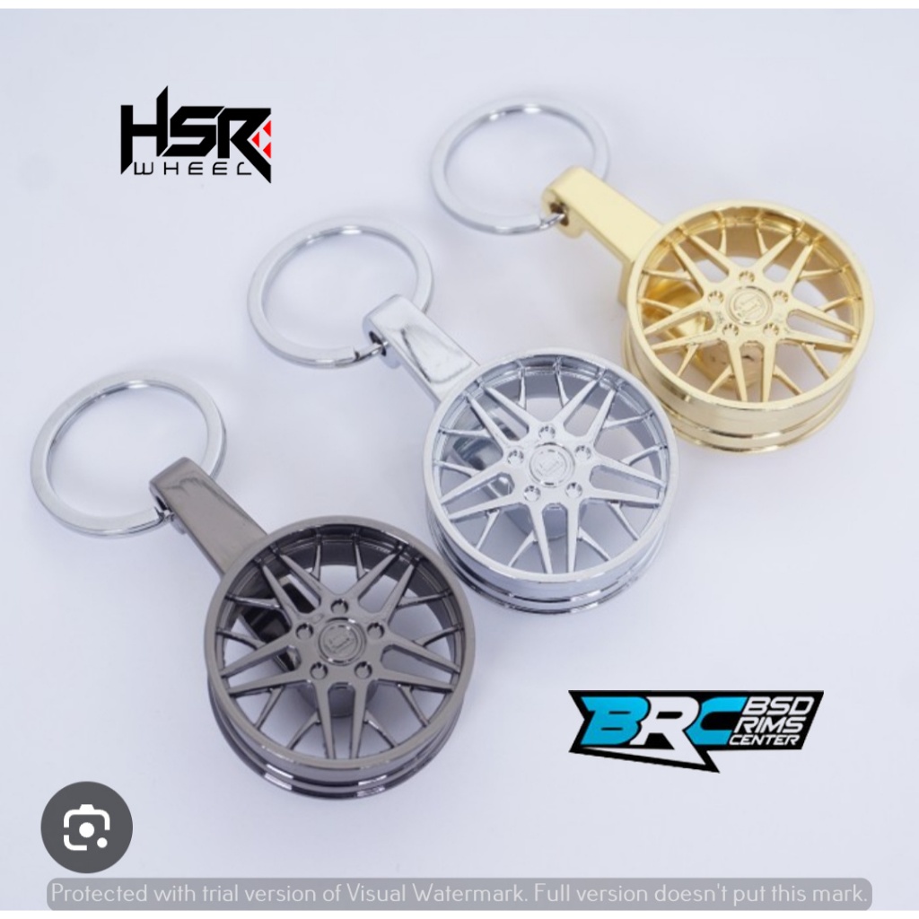 Gantungan Kunci Model Velg HSR Wheels - Accesoris HSR Wheels