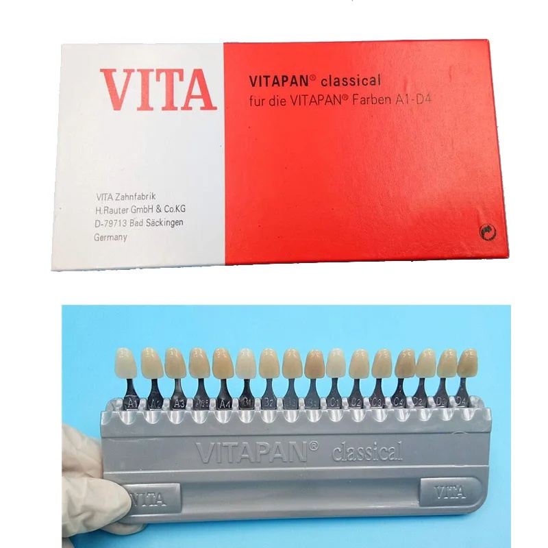 dental // vita vitapan classical shade guide // contoh 16 warna gigi