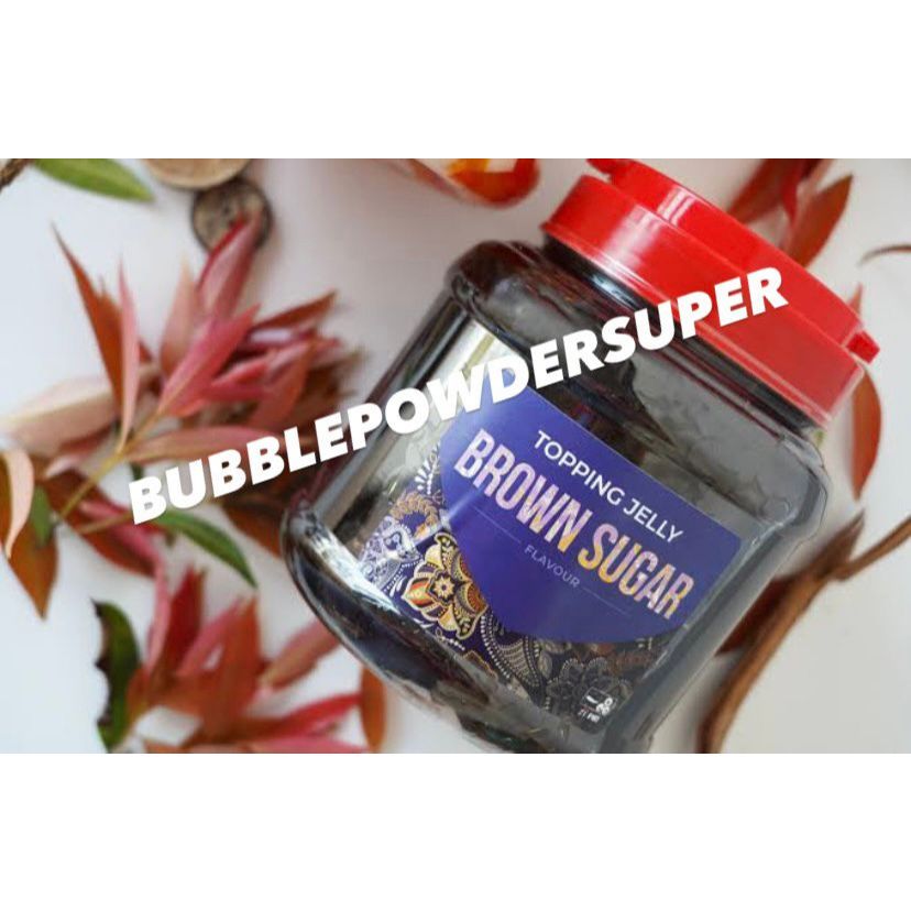 

BARU - ITPIN Coffee Jelly Konyaku / QQ Brown Sugar @1,2kg - Jelly Topping Minuman Rasa Brown Sugar Premium
