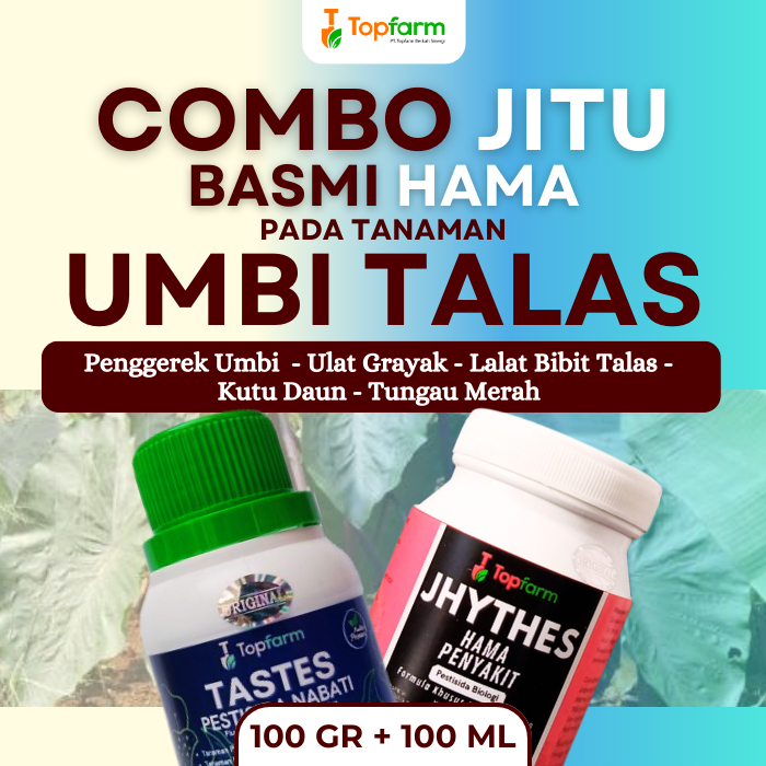 Insektisida Topfarm / Obat Jamur Tanaman Umbi Talas / Obat Busuk Buah Umbi Talas / Obat Hama Khusus 