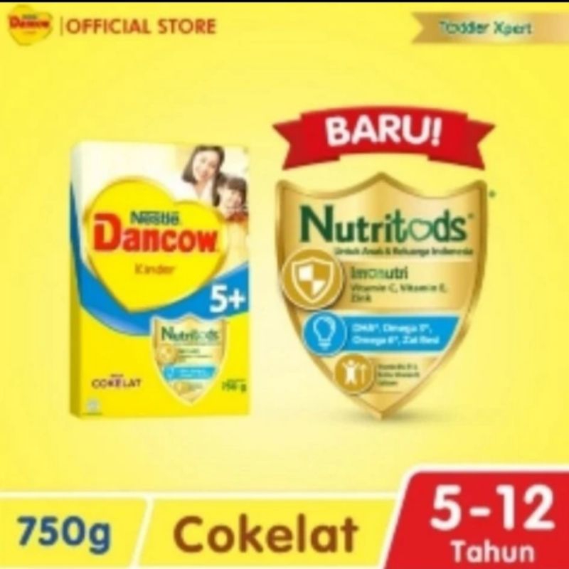 

susu dancow 5+ rasa coklat 750g