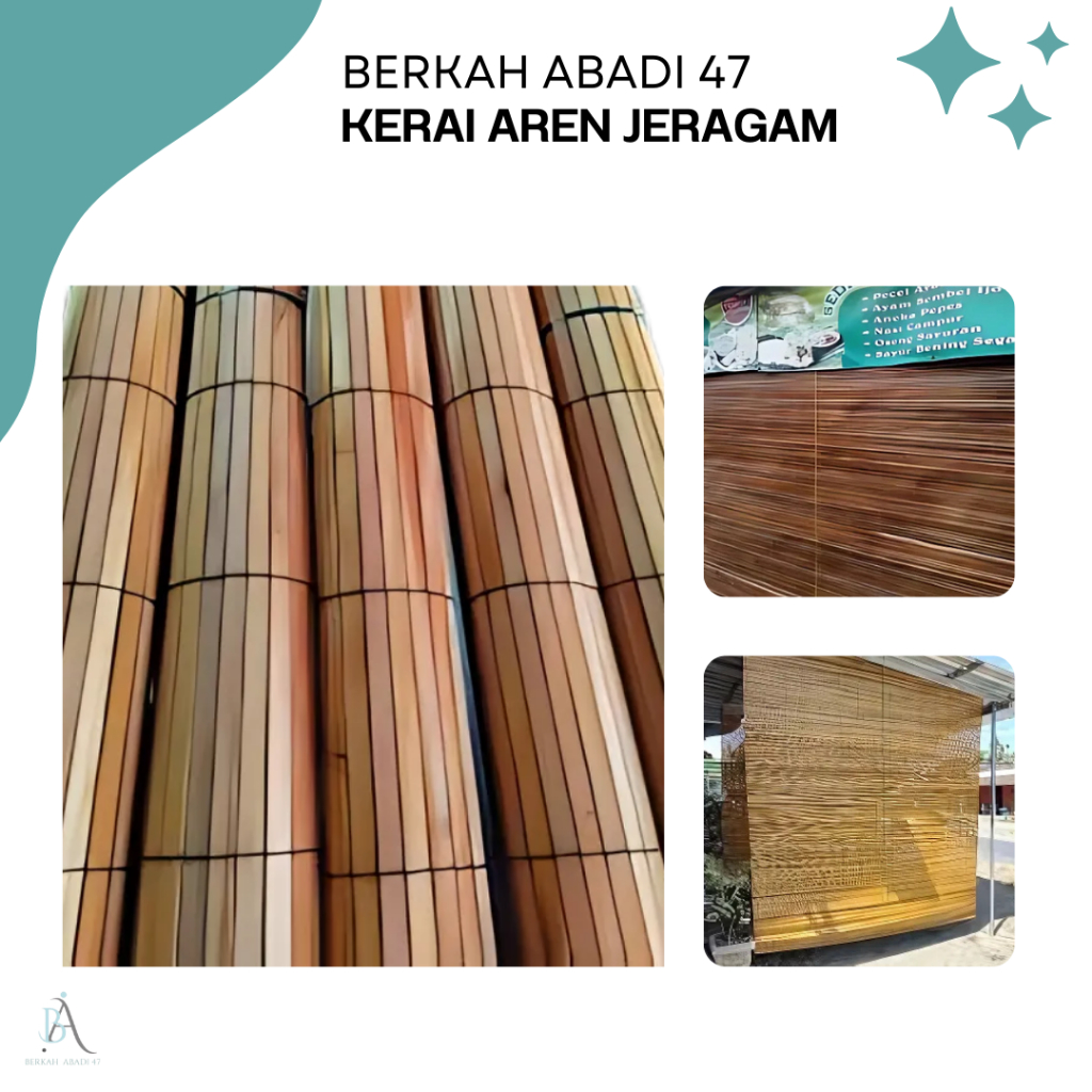 Tirai bambu gulung Krai bambu Gulung Kerai Bambu murah 1.5x2 Krey Bambu Tirai Bambu  Kerai Bambu Met