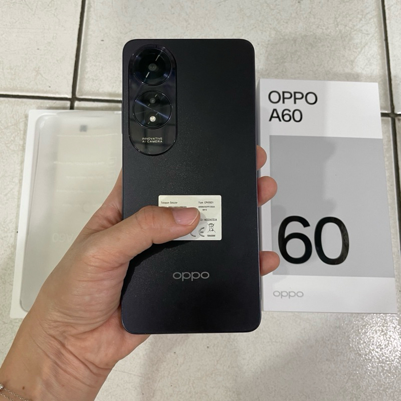 hp second oppo a60 ram 8/128