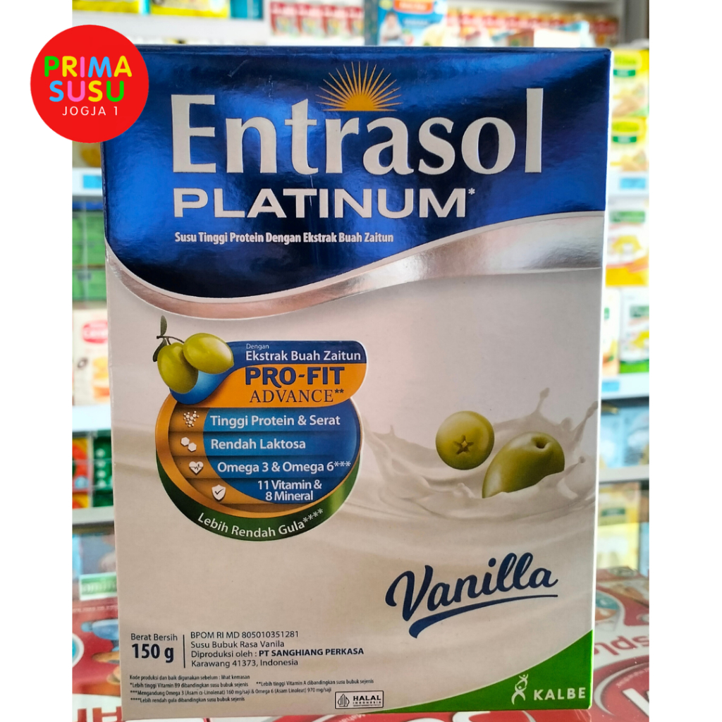 

Entrasol Platinum 150 gr Vanila