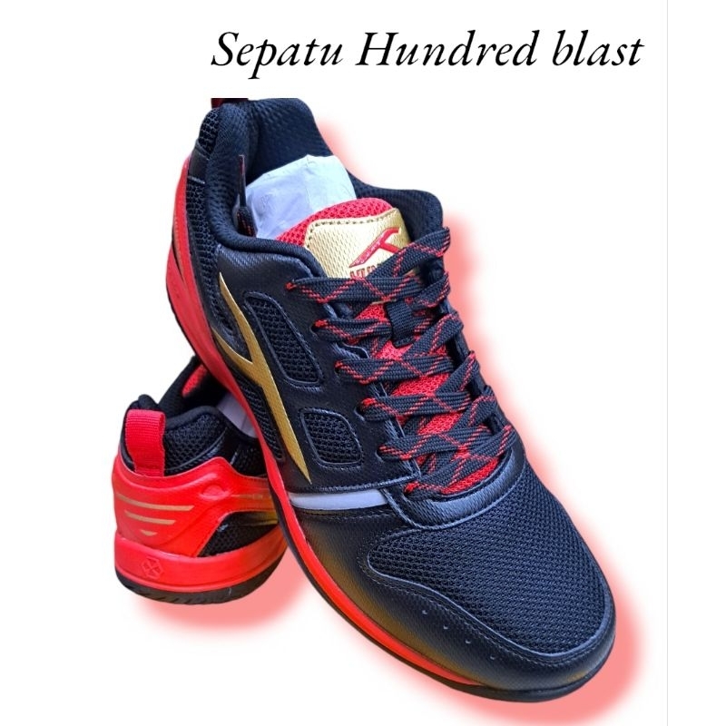 Sepatu Badminton HNDRD / Sepatu Badminton Hundred Blast Original