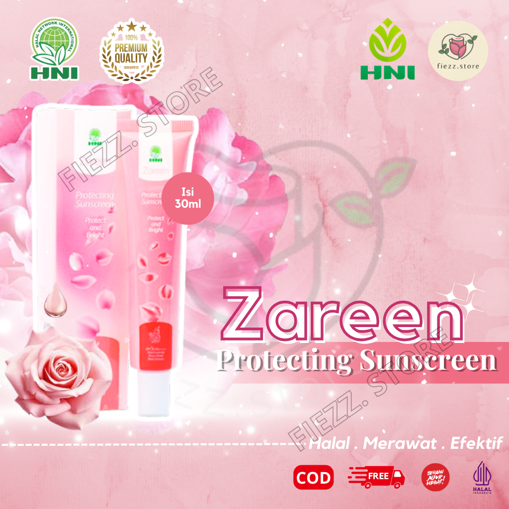 Zareen Skincare Sunscreen - Zareen HNI - HNI Skincare - Sunscreen