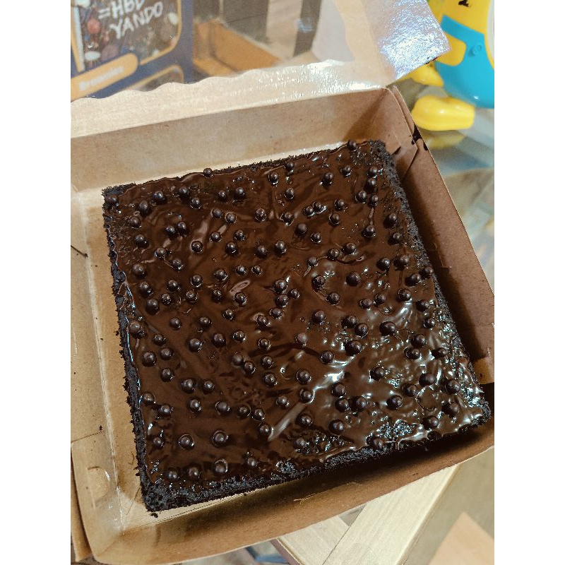 

Brownies Toping Coklat Chochochip